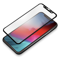 PGA iPhone XR用液晶保護ガラス 3Dダブルストロングガラス アンチグレア PG-18YGL12