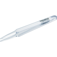 トラスコ 透明プラスチック製ピンセット　１２０ｍｍ　先丸型 TPP-231-TM