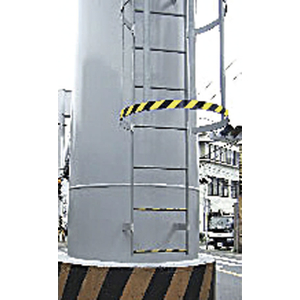 エスコ 45mm×5m トラテープ(蛍光 黒/黄) FCJ017N-EA983F-45L-イメージ2