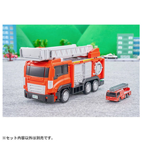 タカラトミー トミカビークルタウン 変形はしご消防車(トミカ付き) ﾄﾐｶﾋﾞ-ｸﾙﾀｳﾝﾊｼｺﾞｼﾖｳﾎﾞｳｼﾔ