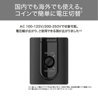 Electrolux カールドライヤー EHD-CT10K ブラック テスコム TC565AK マイナスイオンカールドライヤー ブラック