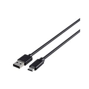 BUFFALO USB2．0ケーブル(A to C) (2．0m) ブラック BSUAC220BK-イメージ1