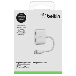 BELKIN Lightning Audio + Charge RockStar F8J198BTWHT-イメージ3