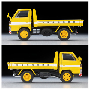 トミーテック トミカリミテッドヴィンテージ NEO LV-N369a 三菱ふそう キャンター ダンプトラック 道路維持作業車 フィギュア付 (Y)イエロー LVN369Aﾐﾂﾋﾞｼﾌｿｳｷﾔﾝﾀ-ﾀﾞﾝﾌﾟ-イメージ3