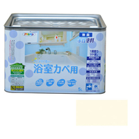 アサヒペン NEW水性インテリアカラー浴室カベ 5L ペールクリーム AP9017736