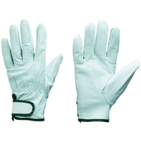 東和コーポレーション 豚表革手袋 クレストマジックテープ付 M FC134EN-8571742