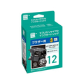 エコリカ ブラザー用リサイクルインクカートリッジ2個パック LC12BK-2PK FCM1502-ECI-BR12B-2P