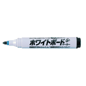 シヤチハタ アートライン潤芯ホワイトボードマーカー丸芯 黒 F801970-K-527ｸﾛ-イメージ1