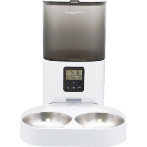 ドギーマン なかよく食べる 自動給餌食器 ツイン 6L FCJ197K-イメージ2