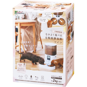 ドギーマン なかよく食べる 自動給餌食器 ツイン 6L FCJ197K-イメージ6