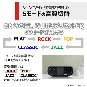 東芝 CDラジオ ブラック TY-ANC1(K)-イメージ9