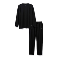 エレコム ECLEAR リカバリーウェア 長袖ロングパンツ セット S ブラック HCM-RW02SBK