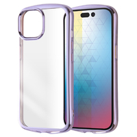 レイアウト iPhone 15/14/13用耐衝撃 TPUソフトケース METAMORU ラベンダー RT-P41TC13/LDM