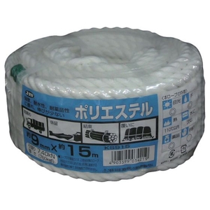 ユタカメイク ロープ ポリエステルロープ万能パック 9φ×15m FC219GM-8291197-イメージ1