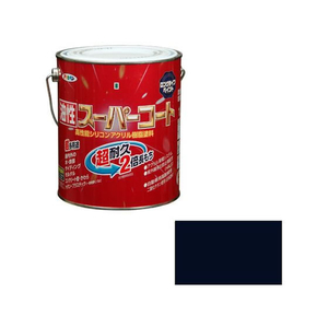 アサヒペン 油性スーパーコート 1.6L Aブルー FC401NV-イメージ1