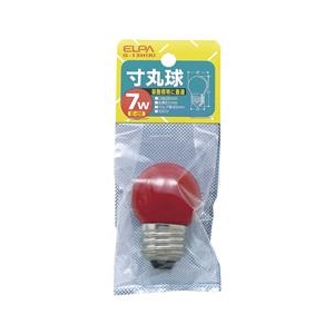 エルパ カラー寸丸球 レッド G-13H(R)-イメージ1