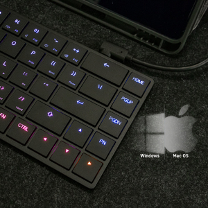 Mistel Barocco Mistel AIRONE (英語配列/ Cherry MX ULP - クリッキー) ブラック ML-MD68-U-CL/BK-イメージ9