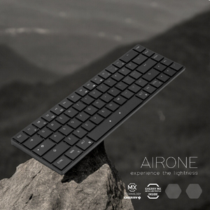 Mistel Barocco Mistel AIRONE (英語配列/ Cherry MX ULP - クリッキー) ブラック ML-MD68-U-CL/BK-イメージ2