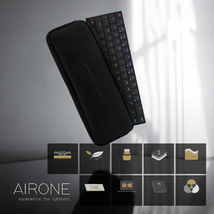 Mistel Barocco Mistel AIRONE (英語配列/ Cherry MX ULP - クリッキー) ブラック ML-MD68-U-CL/BK-イメージ8