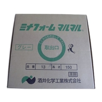 酒井化学工業 弾性シーラントバックアップ材 ミナフォームマルマル #13 13mm×150m グレー グレー9～1113150 FC332EW-8289143