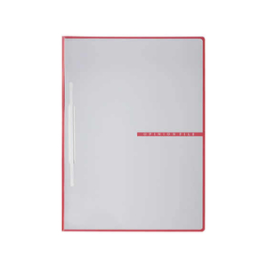 ライオン事務器 オピニオンファイル A4タテ 2穴 90枚収容 レッド F863786-12685-イメージ1