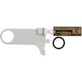 WAKI(和気産業) パイプ用ブラケット 32Φ 100mm 白 FC648RE-WPS046