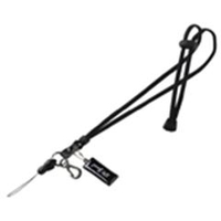 サンワサプライ ネックストラップ（丸紐） デジカメアクセサリ ブラック DG-ST8BK