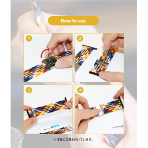 EGARDEN Apple Watch 49/46/45/44/42mm用バンド LOOP BAND レッド EGD20653AW-イメージ9