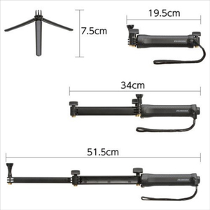 ハクバ アクションカメラ用3WAYグリップ ブラック H-GGP3WBK-イメージ7