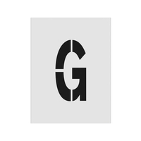 アイマーク ステンシル G 文字サイズ250×125mm FC741JE-8186154
