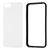 レイアウト iPhone SE(第2世代)/8/7用アルミバンパー＋背面パネル(クリア) マットブラック RT-P24AB/MBM-イメージ1
