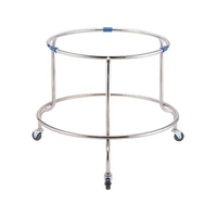 エムテートリマツ MT/18-8 新型 丸型 ざる置台 SK55-2 FCL6232-011137002