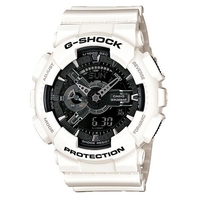 カシオ 腕時計 G-SHOCK ホワイト/反転液晶 GA-110GW-7AJF