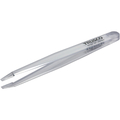 トラスコ 透明プラスチック製ピンセット　１２０ｍｍ　先平細型 TPP-233-TM