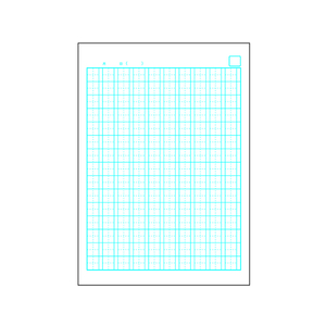 キョクトウ 漢字ドリル用ノート B5 150字 中心リーダー入 F118204-LP63-イメージ3