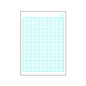 キョクトウ 漢字ドリル用ノート B5 150字 中心リーダー入 F118204-LP63-イメージ3