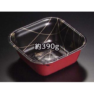 リスパック どんぶり容器 角丼大 本体 金杉 リスパック 50枚 FCG724V-00094832-イメージ1
