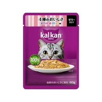 マースジャパン カルカンパウチ まぐろ・かつお・鮭・えび 60g FCD052G