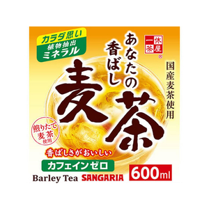 サンガリア あなたの香ばし麦茶 600ml 24本 1箱（24本） F834240-674-イメージ2