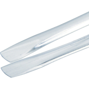 トラスコ 透明プラスチック製ピンセット　１２０ｍｍ　先丸平型 TPP-234-TM-イメージ2