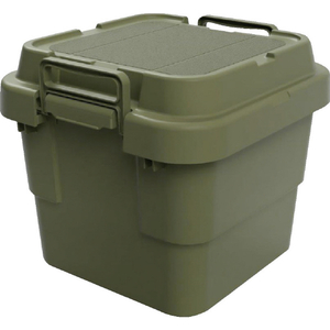 トラスコ トランクカーゴ フラット天板仕様 ３０Ｌ ОＤ色 TRUSCO 道具箱“トランクカーゴ” フラット天板仕様 ODCF-30-イメージ1