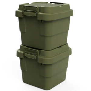 トラスコ トランクカーゴ フラット天板仕様 ３０Ｌ ОＤ色 TRUSCO 道具箱“トランクカーゴ” フラット天板仕様 ODCF-30-イメージ2