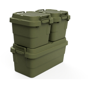 トラスコ トランクカーゴ フラット天板仕様 ３０Ｌ ОＤ色 TRUSCO 道具箱“トランクカーゴ” フラット天板仕様 ODCF-30-イメージ3
