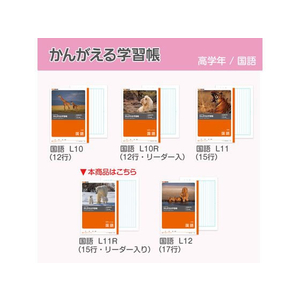 キョクトウ かんがえる学習帳 B5 国語15行 10mm 4～6年生15行-1冊 F887876-L11R-イメージ6