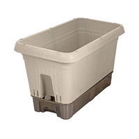 ＬＩＶ ＰＬＵＳ ベストコ プランター キャスター付 500型 アイボリー FCE167W-MA-4202