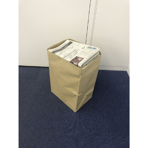 トラスコ 新聞紙・雑誌 回収袋 サイズ３００Ｘ２１０Ｘ４４０ｍｍ ２５枚入 持ち手なし TRUSCO 古紙回収袋 NPBP-イメージ3