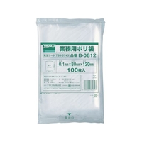 トラスコ中山 TRUSCO 厚手ポリ袋 縦120×横80×t0.1 透明 (100枚入) FC637GA-7653743
