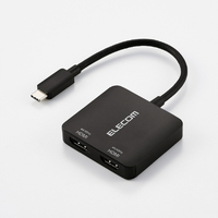エレコム USB Type-C(TM) - HDMI(R)変換アダプター(2ポート) ブラック AD-C2HDMIBK