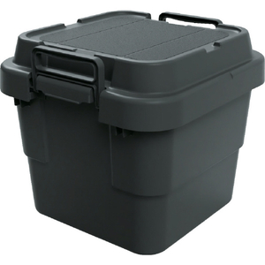 トラスコ トランクカーゴ フラット天板仕様 ３０Ｌ 黒 TRUSCO 道具箱“トランクカーゴ” フラット天板仕様 BLKCF-30-イメージ1