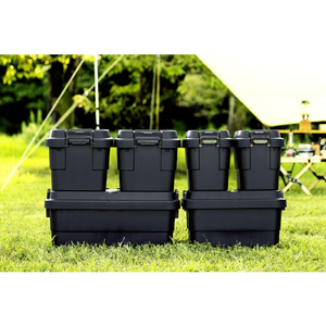 トラスコ トランクカーゴ フラット天板仕様 ３０Ｌ 黒 TRUSCO 道具箱“トランクカーゴ” フラット天板仕様 BLKCF-30-イメージ7